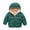 Green, variant on GYRATEDREAM Winter Coats for Toddler Kids Baby Boys Girls Padded Light Puffer Jacket Outerwear Infant Down Teddy Bear Jacket with Hoods for 1-2Y Black