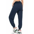 thumbnail image 2 of Womens Soft French Terry Loose Fit Drawstring Jogger Pants, 2 of 6