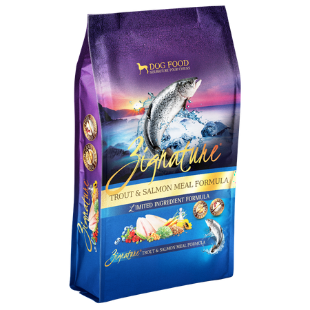 Zignature Trout & Salmon Meal Formula Dry Dog Food, 27 (Best High Protein Low Carb Dry Dog Food)