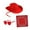 Red, variant on Bunblic Cowgirl Hat Cap Western Cowboy Hat for Beach Fancy Dress Role Play Party Outdoor Pink