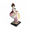 thumbnail image 3 of Muñeca Geisha japonesa con kimono, figura coleccionable de 23 cm (9 pulgadas), hecha a mano, ideal para regalos y decoración de mesa. Estilo A, 3 of 9