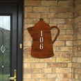 thumbnail image 5 of Coffee Pot Wooden Custom House Number Sign by G. DeBrekht | Love Family Kids Decor - MA98552, 5 of 7