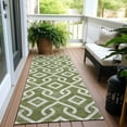 thumbnail image 6 of Addison Rugs Chantille Indoor/Outdoor Transitional Geometric Olive Washable Runner Rug, 2'3" x 7'6", 6 of 6