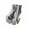 thumbnail image 4 of Skeleton Soft Flannel Fleece Blanket, Day of the Dead Dancing Male Female Sugar Skulls in Traditional Clothes, Cozy Plush for Indoor and Outdoor Use, 70" x 90", Charcoal Grey White, by Ambesonne, 4 of 6