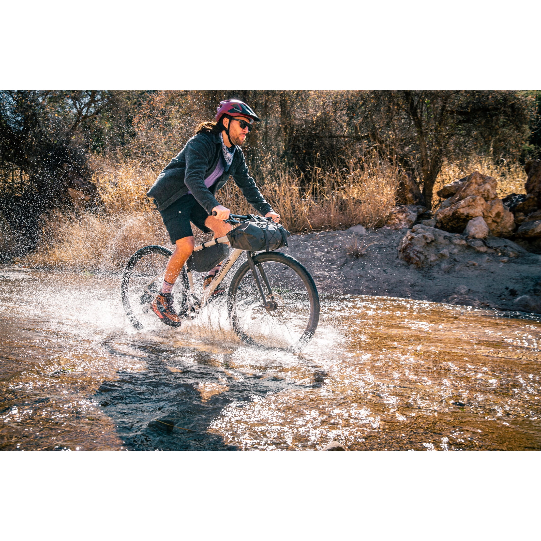 Schwinn Horicon Sport Adult Unisex 700c Gravel Bike, Gray Bicycle