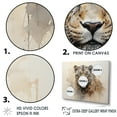 thumbnail image 3 of Designart "Wild Elegance In Minimalist Panther Form IV" Animals Panther Floater Framed Canvas Wall Art, 3 of 5