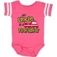 thumbnail image 3 of Inktastic My Uncle is a Firefighter with Fire Truck Boys or Girls Baby Bodysuit, 3 of 5