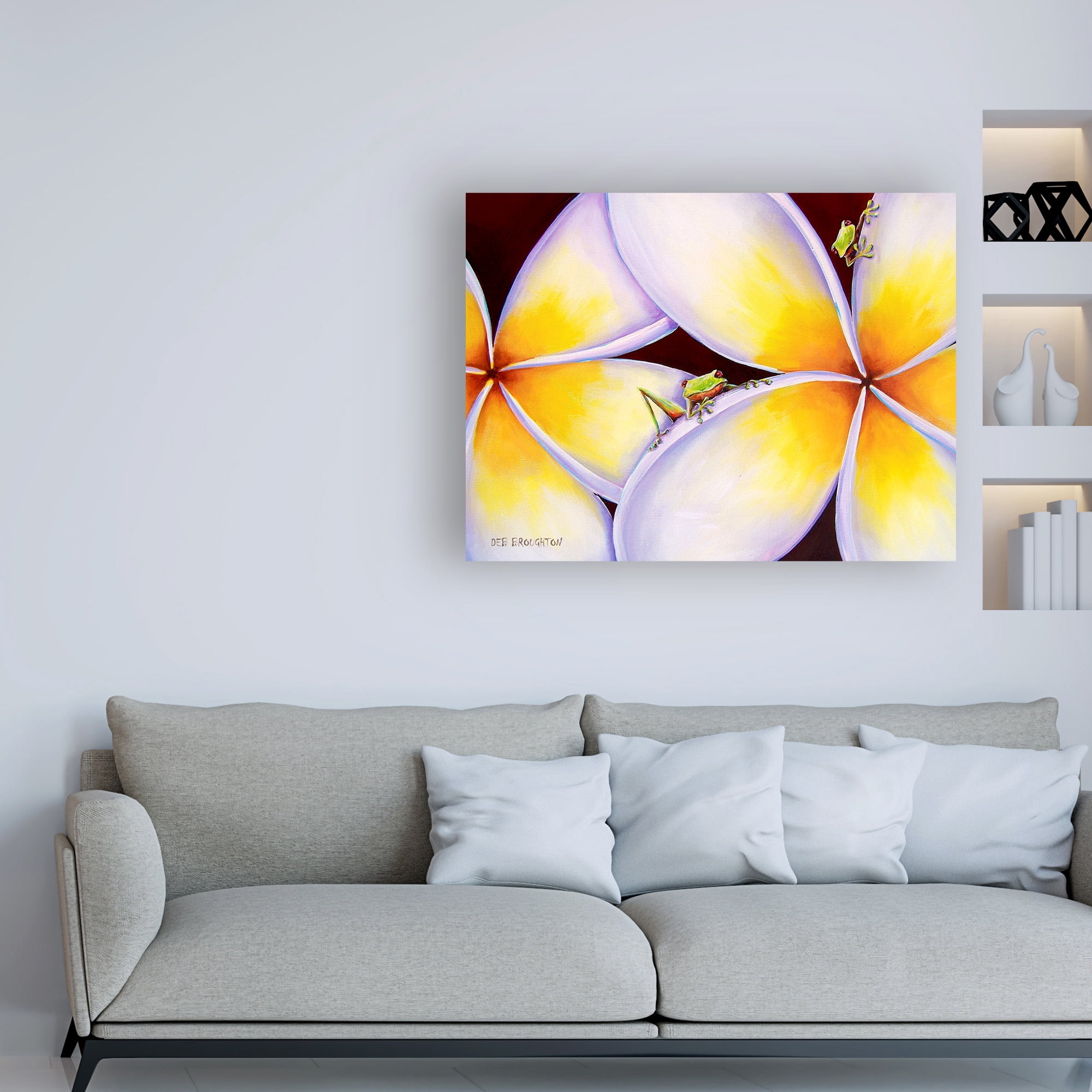 Trademark Fine Art 'Frogs Frangifrogs' Canvas Art by Deborah Broughton