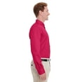 thumbnail image 2 of Mens Foundation 100% Cotton Long-Sleeve Twill Shirt with Teflono-M581, 2 of 3