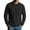 Black, variant on Mens Long Sleeve Tops Collared Zipper Neck Golf Dressy Top Casual Dressy Worko Tees with Pockets