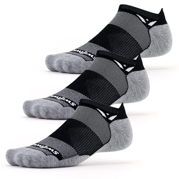 Cojín de golf Socks Swiftwick MAXUS ZERO Tab, color negro
