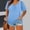 B345 Light Blue summer tops for women clearance under $5, variant on Cagogo Womens Summer Short Sleeve V Neck Tunic Tops Under $5 Dressy Casual Plus Size Plain T Shirts Peasant Black Blouses Clothes Mothers Day Gifts for Grandma