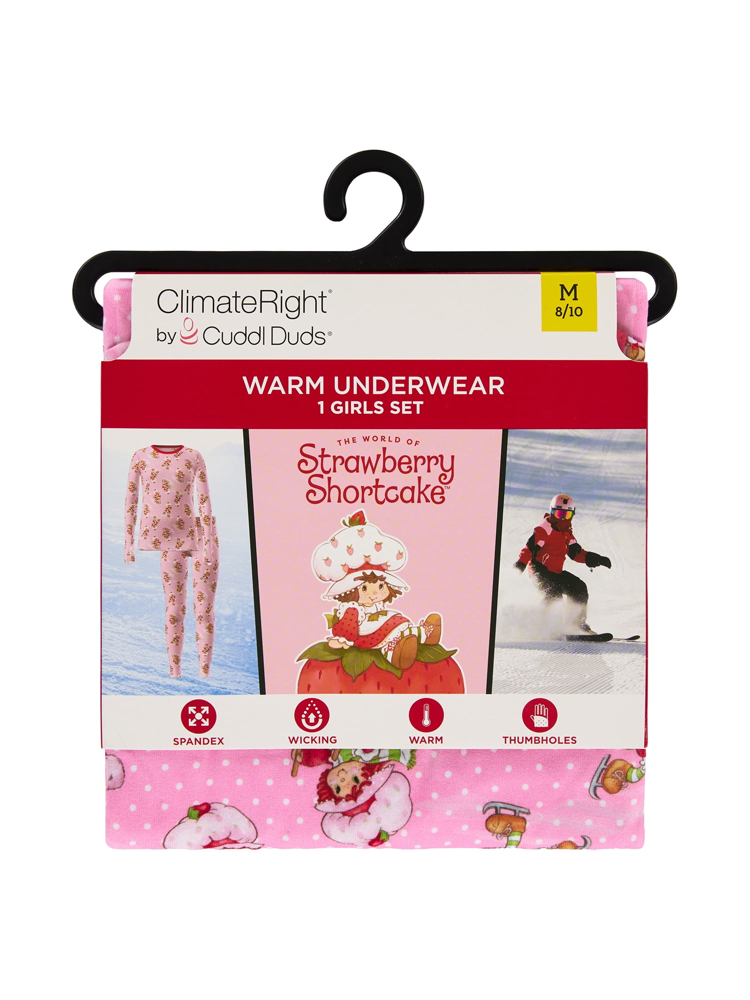 Climateright By Cuddl Duds Strawberry Short Cake Grils Thermal S_L
