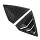 thumbnail image 3 of 2 piezas de rejilla de ventilación de ventana lateral trasera negra brillante, cubierta de repuesto para Buick Regal 2017-2021 Jadeshay A, 3 of 8