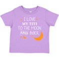 thumbnail image 3 of Inktastic I Love My Titi to the Moon and Back Boys or Girls Toddler T-Shirt, 3 of 5