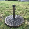 thumbnail image 4 of 6.5ft Square Market Umbrella With Stand/Base-Aqua Color, 4 of 6