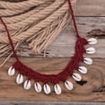 thumbnail image 3 of Hyasfey Natural Shell Necklace Ultralight All-Match Easy-wearing Handmade Crochet Shell Choker Collar Women Jewelry Accessories, 3 of 7