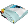 thumbnail image 3 of Manta de Chicas Superpoderosas, plegable compacta, súper suave y se siente genial, resiste completamente la contracción y las arrugas, adecuada para cama, sofá, camping, frío, 3 of 5