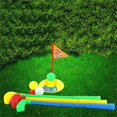thumbnail image 2 of Mini Golf Set Children Kids Outdoor Sports Games Toys Multicolor Plastic Mini Golf Club Set, 2 of 6