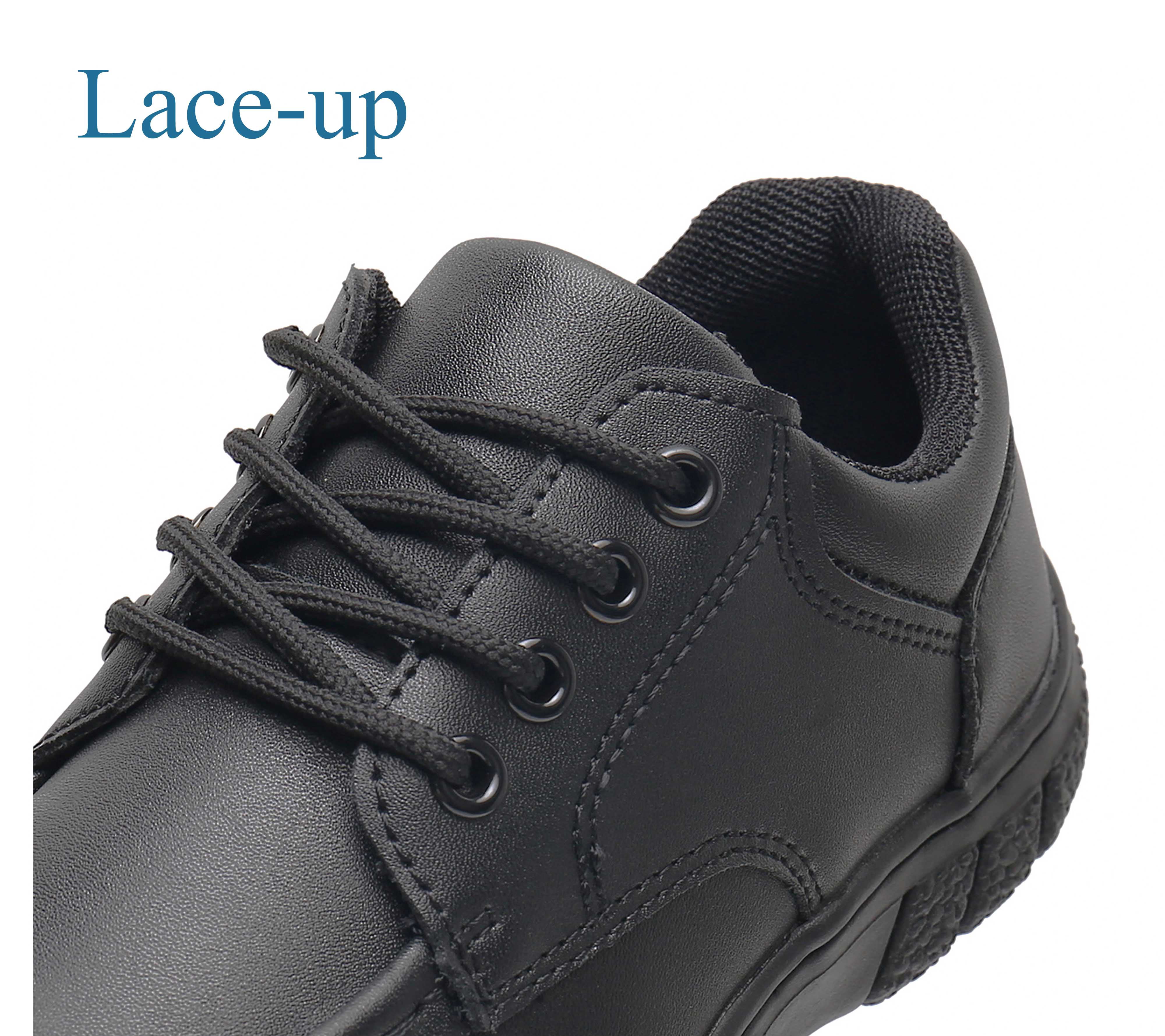 Apakowa Boys School Uniform Shoes Adjustable Strap Comfort Dress Loafer Shoes Toddler/Little Kid/Big Kid 