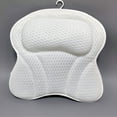 thumbnail image 4 of Bathtub pillow 3/4D mesh bath pillow bathroom bath suction cup pillow bath mat SPA pillow Megngio, 4 of 6