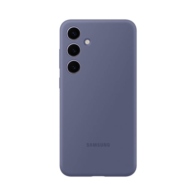 Funda de silicona para Samsung Galaxy S24+ Plus, color violeta
