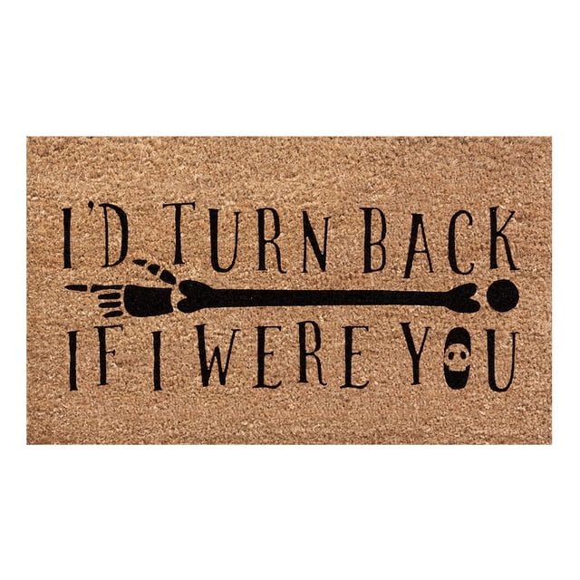 Halloween Doormat Scary Welcome Mat Non Rubber Washable Durable Holiday Party Entry Rug Easy Clean Decorations