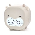 thumbnail image 2 of Fairnull Table Clock USB Powered Rechargeable Energy Saving LED Digital Cow Shape Alarm Clock for Home, 2 of 11
