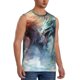 thumbnail image 2 of Fotbe Ink Style Wave Dragon Men's Camiseta sin Mangas Estampada para Hombres, Playera Casual para Gimnasio, Entrenamiento, Playa-XX-Large, 2 of 7