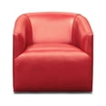 thumbnail image 3 of GTR Leather Citi 100% Top Grain  Swivel Club Armchair with Waterfall Seat, 3 of 6
