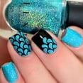 thumbnail image 5 of Whats Up Nails - Droplets Vinyl Stencils Nail Art Design, 5 of 15