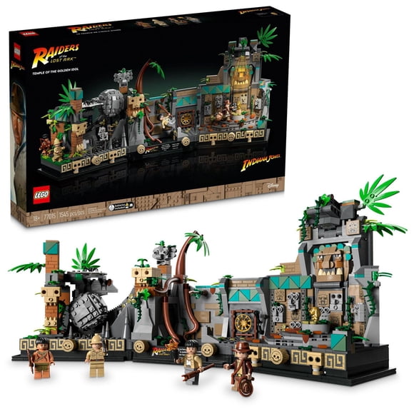 LEGO Indiana Jones Le temple de l’idole dorée 77015 Ensemble de construction (1545 pièces)