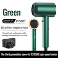 thumbnail image 3 of Ohufall Silent Ionic Hair Dryer Blue Light Care Gradient Hot Cold Wind Constant Temperature Household Professional Blow Dryer, 3 of 5