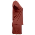 thumbnail image 5 of Ensembles de Jupes-Culottes pour Femmes 2 Pcs Manches Courtes Athlétiques Col Rond Hauts & Jupes-Culottes de Tennis (Rouge Brique TG), 5 of 5