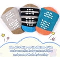 thumbnail image 3 of Toddler Baby Non Slip Ankle Socks with Grippers Kids Boys Girls Socks 12 Pairs for 1-7 Years Infant Children, 3 of 6