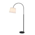 thumbnail image 2 of Aspen Creative 45702-11, One-Light Arc Floor Lamp, Transitional Design in Black, 69 1/2" High, 2 of 6