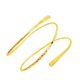 thumbnail image 2 of Puños de brazo Chicas jóvenes Joyería punk Estilo simple Pulsera de brazo superior Decoración del cuerpo Pulsera de moda para adultos Brazaletes Adecuado para decoración de vestidos Oro Inevent AP009112-01B, 2 of 7