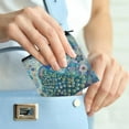 thumbnail image 2 of SEANATIVE Peacock Sanitary Napkin Storage Bag for Women Animal Print Sanitary Pad Storage Bag for Women 2 PCS Ladies Lightweight Period Bags for Teen Girls,1St Period Gifts, 2 of 7