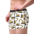 thumbnail image 2 of Uemuo Funny Excavator Pattern Men's Boxer Briefs,Trunk Anti-Chafing,Comfortable, Durable, and Stylish Underwear-, 2 of 9