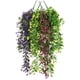 thumbnail image 5 of Xiao Hua 2 piezas de enredaderas de flores artificiales, para Navidad, plantas de hiedra colgantes de plástico, enredaderas falsas, hierba verde, 5 of 5