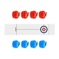 thumbnail image 4 of Yinanstore Tabletop Curling Game Set Fun Family Game Backyard Activities Sports Activities Board Game Shuffleboard Table Game for Travel 8 Rollers, 4 of 8