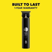 The Beard Club T Blade Trimmer, Adjustable Beard Trimmer for Men with 4 Lengths, Beard Edger Clippers, Waterproof Rechargeable Electric Shaver