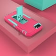 thumbnail image 6 of iPhone SE 2022 & 2020 Case, iPhone 8 Case, iPhone 7 Cover, Allytech Built-in Kickstand Magnetic Car Mount Holder Anti Scratch Drop Protection Slim Case for iPhone 3rd/2nd Gen 2022/2020, Rose+Blue, 6 of 6
