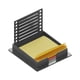 thumbnail image 4 of Caja de almacenamiento, organizador de escritorio, diseño de 3 niveles, marco de metal, para uso en la oficina,Wsvlmg, 4 of 8
