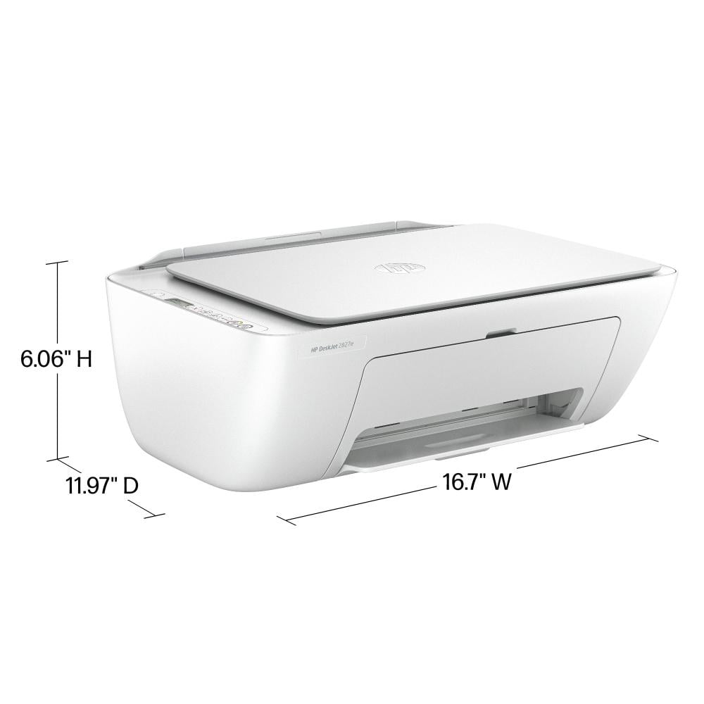 HP DeskJet 2827e All-in-One Printer with Bonus 3 Months of Instant Ink with HP+