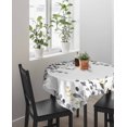 thumbnail image 4 of Grey Eucalyptus Suqare Tablecloth - 54 x 54 Inch, Watercolor Spring Weeping Botanical Waterproof & StainResistant Tablecloth, Washable Oil-proof Table Cover for Dining/Party/Wedding/Camping/Buffet, 4 of 9