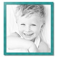 thumbnail image 2 of ArtToFrames 27" x 29" Turquoise Picture Frame, 27x29 inch Blue Wood Poster Frame (WOM-4588), 2 of 8