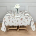 thumbnail image 3 of White Fairy Castle Pattern Square Tablecloth,Waterproof Square Table Cover,Wipeable Spillproof Washable Table Cover for Home Kitchen Party Decor 42"X42"(107x107cm), 3 of 6