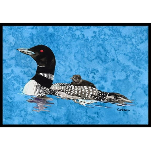 Carolines Treasures  Loon Indoor Or Outdoor Mat - 18 x 27 in.