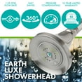 thumbnail image 2 of Niagara Conservation Earth Luxe 3-Spray with 1.75 GPM 3.35 in. Wall Mount Adjustable Fixed Shower Head - Brushed Nickel, 2 of 6